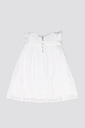 Sukienka tkaninowa biała 116 Coccodrillo Marka Coccodrillo