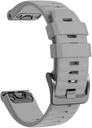 СЕРЫЙ Ремешок Garmin FENIX 6X PRO QuickFit длиной 26 мм