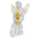 АНГЕЛ-ХРАНИТЕЛЬ С КРЕСТОМ СОЛНЕЧНАЯ СВЕЧА АНГЕЛ СВЕТЯЩАЯСЯ НАМОБИЛЬНАЯ ПАМЯТЬ КЛАДБИЩЕ