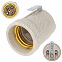 ФИТИНГ, КЕРАМИЧЕСКИЙ СВЕТИЛЬНИК, ЛАМПА E27 С ПЛАСТИНКОЙ