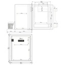 Компрессорный холодильник Yolco QL40 SILVER 36л 12В 24В 240В