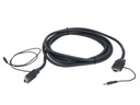 Kramer VGA со стереоаудио микрокабелем 3,5 мм 4,5 м CVGA3.5JACK 4,5 м