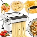 МАШИНА ДЛЯ ПАСТА ТЕСТО ПЕЛЬМЕНИ ЛАЗАНЬЯ СТАЛЬ РУЧНОЙ НАБОР 3В1 XXL