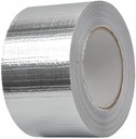 TAŚMA ALUMINIOWA ZBROJONA SAMOPRZYLEPNA 120°C 72mm/45m PRZEKŁADKA PAPIEROWA
