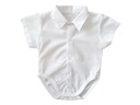 БОДИ РУБАШКА с коротким рукавом КРЕЩЕНИЕ, размер 74