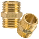 ЛАТУННЫЙ НИППЕЛЬ ПЛОСКИЙ ЛАТУННЫЙ НИППЕЛЬ Ø 1/2'' ДЮЙМА DN15 ЦЕЛЬНЫЙ
