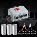 НАГРЕВИТЕЛЬ АВТОМОБИЛЬНАЯ ВЕНТИЛЯТОР ПОДОГРЕВАТЕЛЬ 800W 12V 3-OTWOROWA ОТОПЛЕНИЕ  фото 6