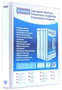 Папка-скоросшиватель на кольцах PP A4/4RD/50 белого цвета