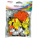 Пенные наклейки животные зоопарк 48 кусочков пив.