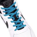 Sznurówki dla biegaczy bez wiązania turkusowe