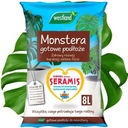 Субстрат ЗЕМЛЯ ДЛЯ МОНСТРИЯ Удобрение СЕРАМИС Перлит 8л