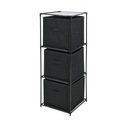 ШКАФ ДЛЯ ВАННОЙ 3-х ярусная ПОЛКА СЪЕМНЫЕ КОРЗИНЫ 102см Лофт