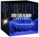 СВЕТОВАЯ ЗАВЕСА НАРУЖНАЯ ICILS 200 СВЕТОДИОДНЫЕ ЛАМПЫ-ВСПЫШКИ СИНИЕ