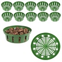 КОРЗИНКА ДЛЯ ЛУКА, ЦВЕТОЧНЫЙ ГОРШОК, КОРЗИНКИ ДЛЯ ЛУКОВИЧНЫХ, ЧУШКИ ДЛЯ ПОСЕВА ЛУКА, 20СМ, 10ШТ.