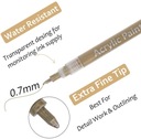 Маркеры, фломастеры, АКРИЛОВЫЕ маркеры, Художественные маркеры, 0,7мм
