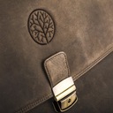 BETLEWSKI kožená aktovka veľká pánska taška cez rameno z prírodnej kože Výška 31 cm