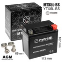 Гелевый аккумулятор Agm 12 В, 5 Ач MTX5L-BS YTX5L-BS Atv Quad 90 110 125 МОЩНЫЙ