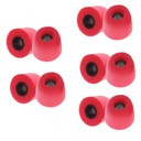 10 sztuk końcówek dousznych z pianki Memory z redukcją szumów 4,9 mm czerwone