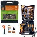 НАБОР ИНСТРУМЕНТОВ СВЕРЛА 59 EL. ЧЕМОДАН