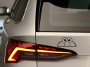 STICKER WITHOUT TLA NA CAR LAPTOP COFFEE BOXES LAPTOP HELMET ZWIERZAK 12 X 25,2 CM  photo 6