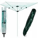 ВРАЩАЮЩАЯСЯ САДОВАЯ СУШИЛЬНАЯ МАШИНА С 4 РУЧКАМИ + КРЫШКА