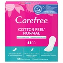Carefree Cotton Feel Normal Hygienické Vložky Neparfumované 56 Ks