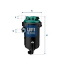 FILTRO COMBUSTIBLES UFI 55.148.00 