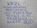 КОЛЕСА ДИСКИ ШИНИ OPEL KARL R15 7MM  (17326349913) фото min 15