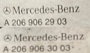 PARFAIT KPL.PRZOD MERCEDES MERCEDES W206 DIGITAL DANS COULEUR 197 1photo 9