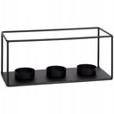 ПОДСВЕЧНИК ДЛЯ 3-Х НАГРЕВАТЕЛЕЙ TEALIGHT, МЕТАЛЛИЧЕСКИЙ ЛОФТ