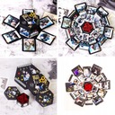 VALENTIN NAPI AJÁNDÉK MEGLEPETÉS BOX DIY NEKI Alkalmazott technika scrapbooking