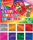 PAPIER KOLOROWY METALIZOWANY 8 KOL. B4 ALIGA