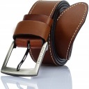 КОЖАНЫЙ РЕМЕНЬ МУЖСКОЙ ДЛЯ БРЮК GRACIO, ДЛИНА КОЖАНОГО РЕМЕНЯ 130 СМ ПОДАРОК