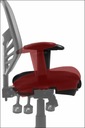 Otočná kancelárska stolička HG-0001H červená Materiál čalúnenia tkanina