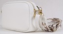 EGO kabelka poštárka ekologická koža biela cez rameno Dominujúca farba biela