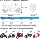 ЧОХОЛ MOTOCYKLOWY, ВОДОСТІЙКИЙ ЧОХОЛ NA МОТОЦИКЛ ЗОВНІШНЯ L  фото 5