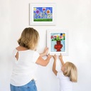 2 художественные рамки для картин и фотографий для детей, открывающиеся, А4, 34x25 см