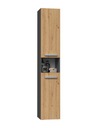KÚPEĽŇOVÁ SKRIŇA NEL III ANTRACIT/ARTISAN TOP Hĺbka nábytku 30 cm