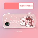 PencilCase Детский пластиковый пенал, двойной большой