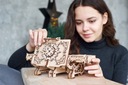 STAROŽITNÁ mechanická SKRINKA! - 3D puzzle UGears Materiál drevo