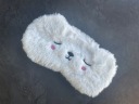 ПОЯС НА ГЛАЗА, МАСКА ДЛЯ СНА И РЕЛАКСАЦИИ, ПЛЮШЕВАЯ ИГРУШКА-СОБАЧКА, БЕЛАЯ, «Олдман»