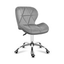 ВЕЛОР вращающееся кресло OFFICE для гостиной Mark Adler Future 3.0 Grey Velur