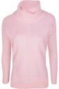 H&M Glamorous модный женский свитер розовый асимметричный свитер с воротником M 38