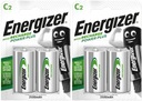 4 батарейки ENERGIZER Power Plus C R14 HR14 NH35 1,2 В, 2500 мАч