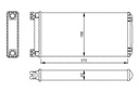 NRF CALENTADOR 188X370X42MM DAF 65 CF 75 CF 85 CF CF CF 65 CF 75 CF 