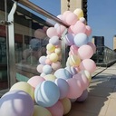 Páska na balónové girlandy 5m balónová girlanda transparentná Tvar okrúhly