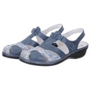 Dámske sandále Suave módne 720140 5 COBALT modré KOŽA VEĽ.,36 Originálny obal od výrobcu škatuľa