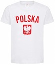 KOSZULKA KIBICA REPREZENTACJI POLSKI dziecięca 140 POLSKA Z ORZEŁKIEM ORŁEM