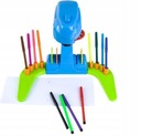 Projektor kalkulátor pre výučbu kreslenia pre deti diapozitívy modrá Dominujúca farba viacfarebná
