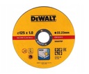 DEWALT DT3507 TARCZA 125X1 INOX